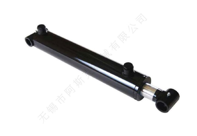 Welded double acting hydraulic cylinder